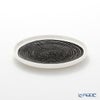 マリメッコ（marimekko） Rasymatto ラシィマット／使い込まれたラグ 18SS プレート ホワイト×ブラック 13.5cm
