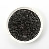マリメッコ（marimekko） Rasymatto ラシィマット／使い込まれたラグ 18SS プレート ホワイト×ブラック 13.5cm
