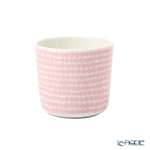 マリメッコ（marimekko） Siirtolapuutarha シイルトラプータルハ／市民菜園 コーヒーカップセット（ハンドルなし） ホワイト×ピンク 069997-103