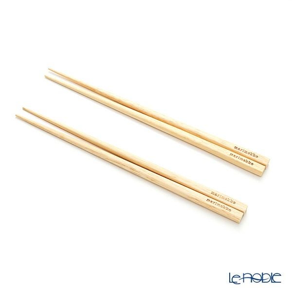 マリメッコ（marimekko） Chopsticks（木製箸） 2膳セット 22.5cm 19AW