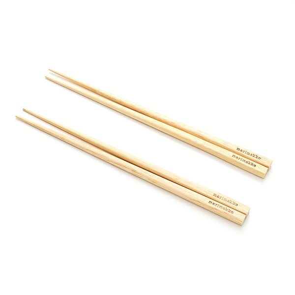 マリメッコ（marimekko） Chopsticks（木製箸） 2膳セット 22.5cm 19AW