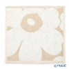 マリメッコ（marimekko） Unikko ウニッコ ミニタオル ベージュ×ホワイト 30×30cm コットン 070233-810