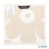 マリメッコ（marimekko） Unikko ウニッコ ミニタオル ベージュ×ホワイト 30×30cm コットン 070233-810