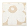 マリメッコ（marimekko） Unikko ウニッコ ミニタオル ベージュ×ホワイト 30×30cm コットン 070233-810
