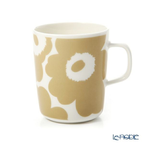 マリメッコ（marimekko） Unikko ウニッコ マグカップ 250ml ホワイト×ベージュ 070401-180／20SS