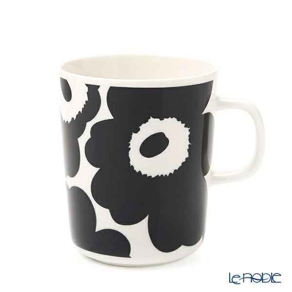 マリメッコ（marimekko） Unikko ウニッコ マグカップ 250ml（ホワイト×ブラック） 070741-190／21SS