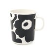 マリメッコ（marimekko） Unikko ウニッコ マグカップ 250ml（ホワイト×ブラック） 070741-190／21SS