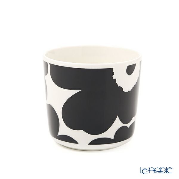 マリメッコ（marimekko） Unikko ウニッコ コーヒーカップセット （ハンドルなし） ホワイト×ブラック 070637-190／21SS