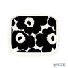 マリメッコ（marimekko） Unikko ウニッコ プレート 12.5×15.5cm（ホワイト×ブラック） 071067-190／21SS