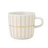 マリメッコ（marimekko） Tiiliskivi ティイリスキヴィ／煉瓦 れんが コーヒーカップ 200ml ホワイト×ゴールド 072040-120／22AW
