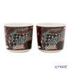 マリメッコ（marimekko） Rusakko ルサッコ／茶色のウサギ コーヒーカップセット（ハンドルなし） ブラウン×レッド 072027-186／22AW