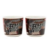 マリメッコ（marimekko） Rusakko ルサッコ／茶色のウサギ コーヒーカップセット（ハンドルなし） ブラウン×レッド 072027-186／22AW