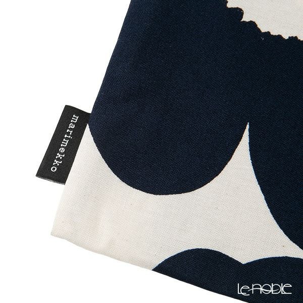マリメッコ（marimekko） Pieni Unikko ピエニ ウニッコ ファブリックバッグ／エコバッグ／トートバッグ 43×43cm ダークブルー 072168-855／23SS
