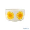 マリメッコ（marimekko） Auringonkukka アウリンゴンクッカ／ひまわり ボウル 500ml ホワイト×イエロー×オレンジ 072290-122／23SS