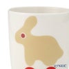 マリメッコ（marimekko） Rulla ルッラ／ローラー マグカップセット 250ml ホワイト×ベージュ×レッド 072247-183／23SS