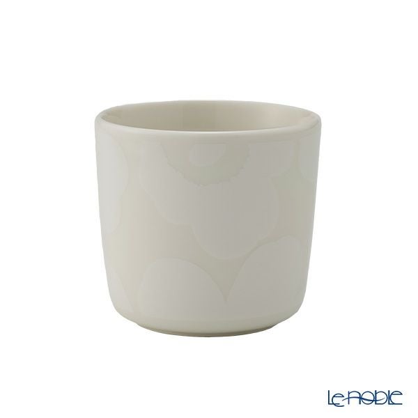 マリメッコ（marimekko） ウニッコ コーヒーカップセット（ハンドルなし） ホワイト×ナチュラルホワイト 072592-100