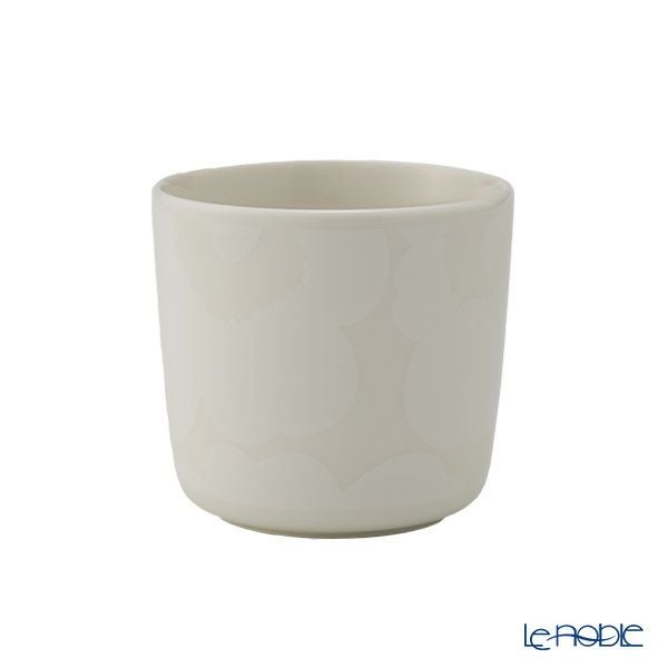 マリメッコ（marimekko） ウニッコ コーヒーカップセット（ハンドルなし） ホワイト×ナチュラルホワイト 072592-100