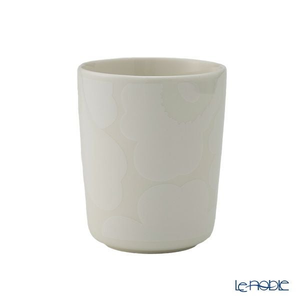 マリメッコ（marimekko） Unikko ウニッコ マグカップ 250ml ホワイト×オフホワイト 072585-100／23AW