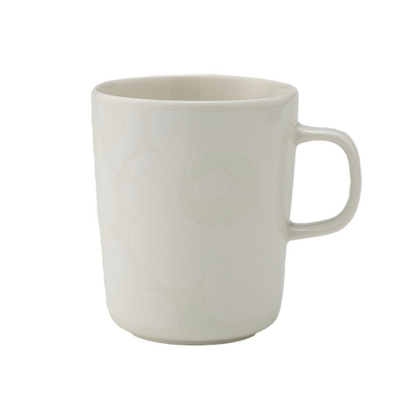 マリメッコ（marimekko） Unikko ウニッコ マグカップ 250ml ホワイト×オフホワイト 072585-100／23AW