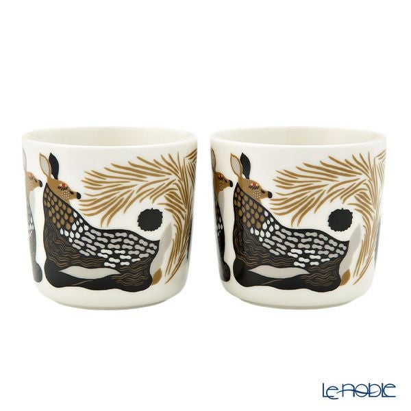 マリメッコ（marimekko） Peura ペウラ／鹿 コーヒーカップセット（ハンドルなし） 072839-193／23AW