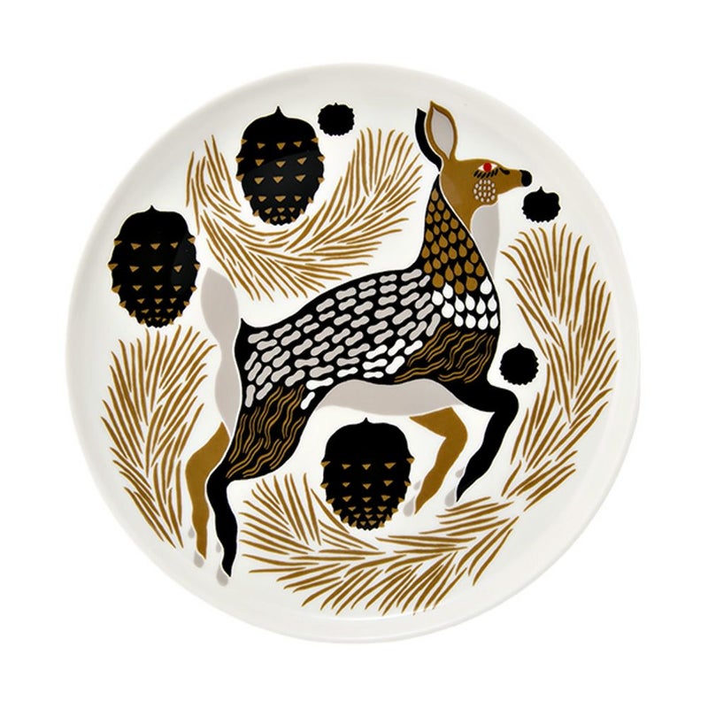 マリメッコ（marimekko） Peura ペウラ／鹿 プレート 20cm 072837-193／23AW