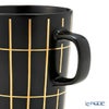 マリメッコ（marimekko） Tiiliskivi ティイリスキヴィ／煉瓦 れんが マグカップ 250ml ブラック×ゴールド 072841-920／23AW