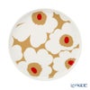 マリメッコ（marimekko） Unikko ウニッコ プレート 20cm ベージュ×レッド 072864-183／23AW
