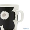 マリメッコ（marimekko） Unikko ウニッコ マグカップ 250ml ブラック×シルバー 072779-199／23AW