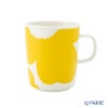 マリメッコ（marimekko）Iso Unikko イソ ウニッコ／大きなけしの花 マグカップ 250ml ホワイト×イエロー 073178-120／24SS