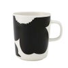 マリメッコ（marimekko） Unikko ウニッコ／けしの花 60thアニバーサリーコレクション マグカップ 250ml ブラック×ホワイト 073084-190／24SS