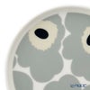 マリメッコ（marimekko） Unikko ウニッコ／けしの花 プレート 13.5cm ライトグレー×サンド 073473-195／24AW