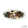 マリメッコ（marimekko） Kurre クッレ／リス プレート 20cm ホワイト×ブラウン×グリーン 073602-186／24AW
