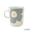 マリメッコ（marimekko） Unikko ウニッコ／けしの花 60thアニバーサリーコレクション マグカップ ホワイト×ライトグレー×ゴールド 250ml 柄違い ペア 073617-192／24AW