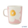 マリメッコ（marimekko） Juhla Unikko ユフラ ウニッコ／けしの花 マグカップ 250ml ホワイト×ピンク×ゴールド ペア 073998-132／25SS