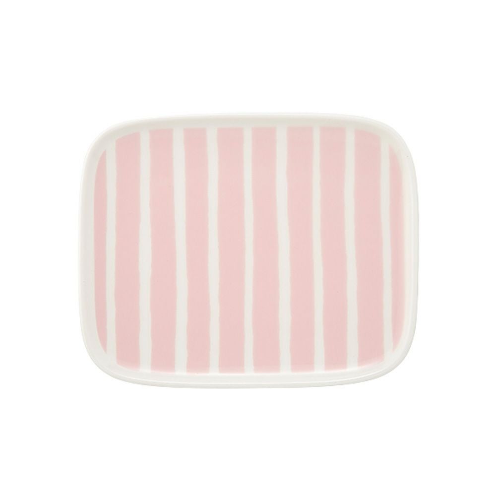 マリメッコ（marimekko） Piccolo ピッコロ／擬音語 プレート 15×12cm ホワイト×ピンク 073849-130／25SS