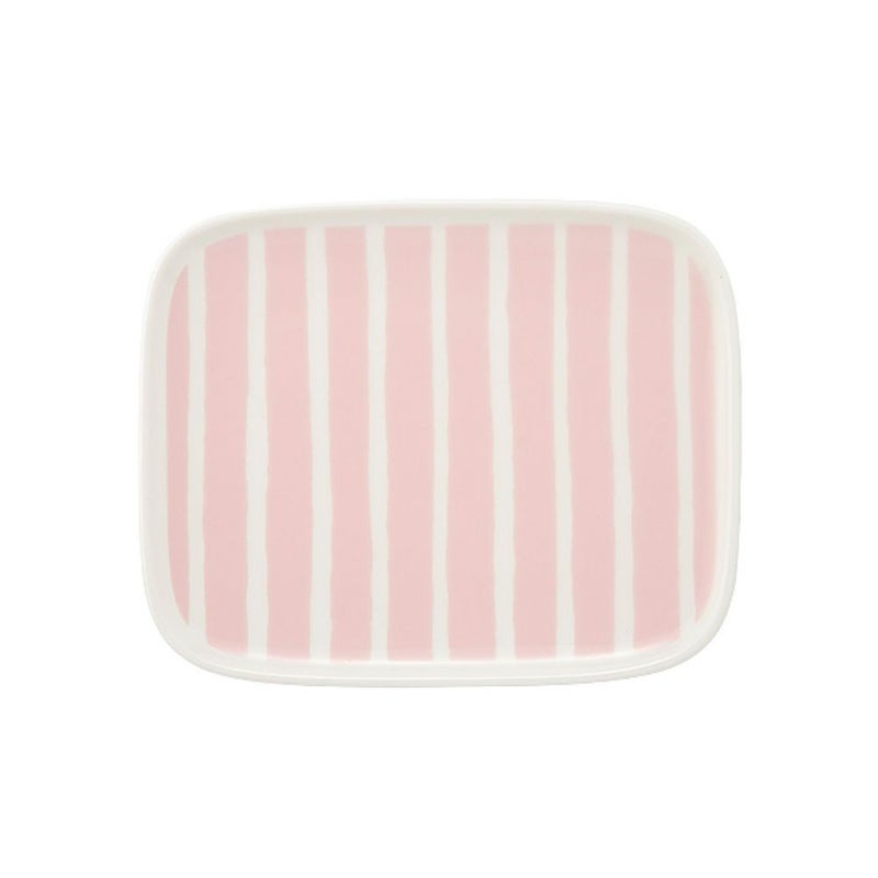 マリメッコ（marimekko） Piccolo ピッコロ／擬音語 プレート 15×12cm ホワイト×ピンク 073849-130／25SS