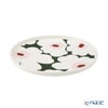 マリメッコ（marimekko） Unikko ウニッコ／けしの花 プレート 20cm ホワイト×ダークグリーン 073857-163／25SS