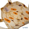 マリメッコ（marimekko） Unikko ウニッコ ファブリックバッグ／エコバッグ／トートバッグ 43×43cm クリーム×オレンジ 074583-841／25AW