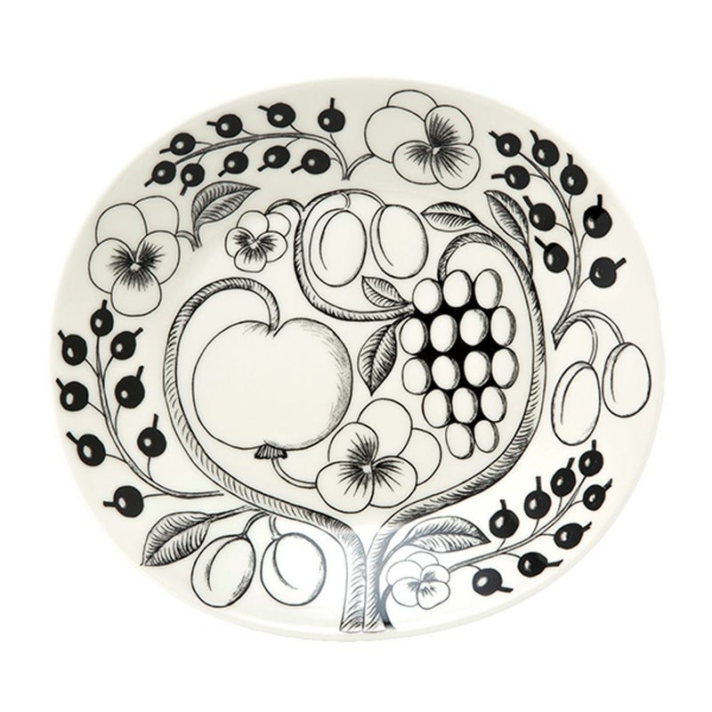 アラビア（ARABIA） パラティッシ ブラック オーバルプレート 25cm