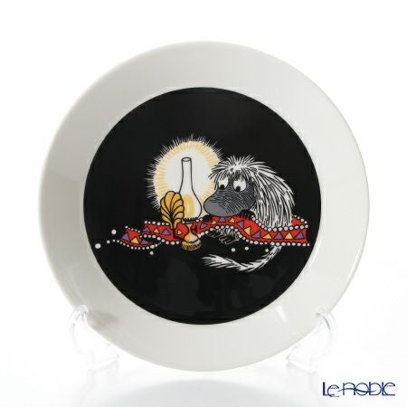 アラビア（ARABIA） ムーミン コレクション ご先祖様 ブラック プレート 19cm