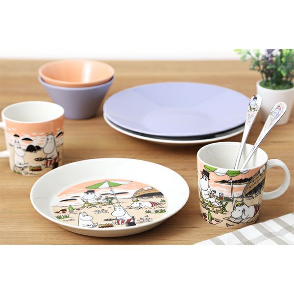 アラビア（ARABIA） ココ プレート 23cm ブルーベリーミルク 1052306