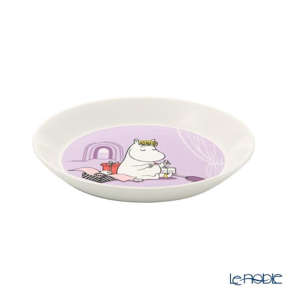 アラビア（ARABIA） ムーミン クラシック プレート 19cm スノークのおじょうさん（SNORKMAIDEN） ライラック 1052347