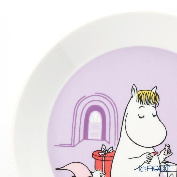 アラビア（ARABIA） ムーミン クラシック プレート 19cm スノークのおじょうさん（SNORKMAIDEN） ライラック 1052347