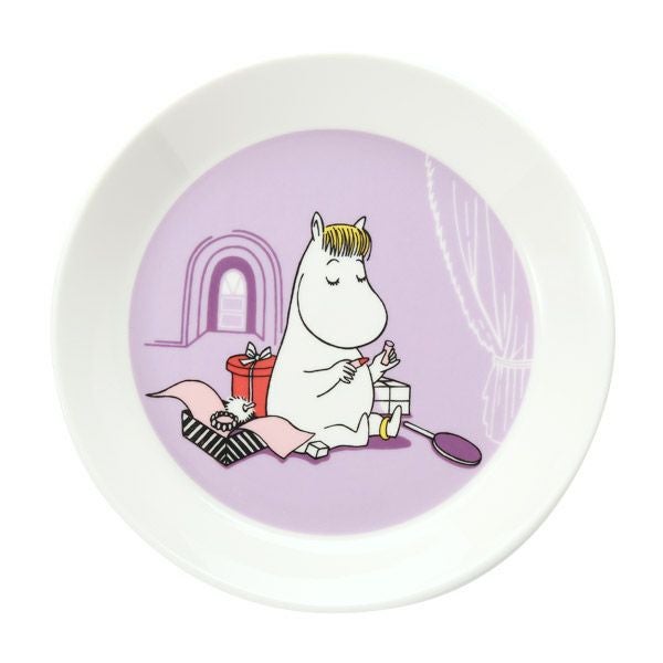 アラビア（ARABIA） ムーミン クラシック プレート 19cm スノークのおじょうさん（SNORKMAIDEN） ライラック 1052347