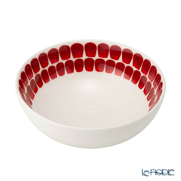 アラビア（ARABIA） 24h トゥオキオ TUOKIO レッド シリアルボウル 18cm 1055228