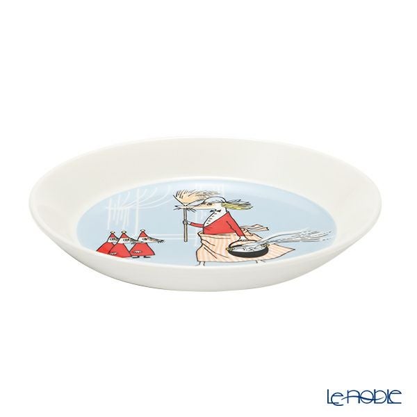 アラビア（ARABIA） ムーミン フィリフヨンカ プレート 19cm グレー（ブルーグレー）1057218