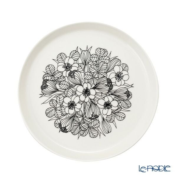 アラビア（ARABIA）クロッカス プレート 19cm ブラック 1062355