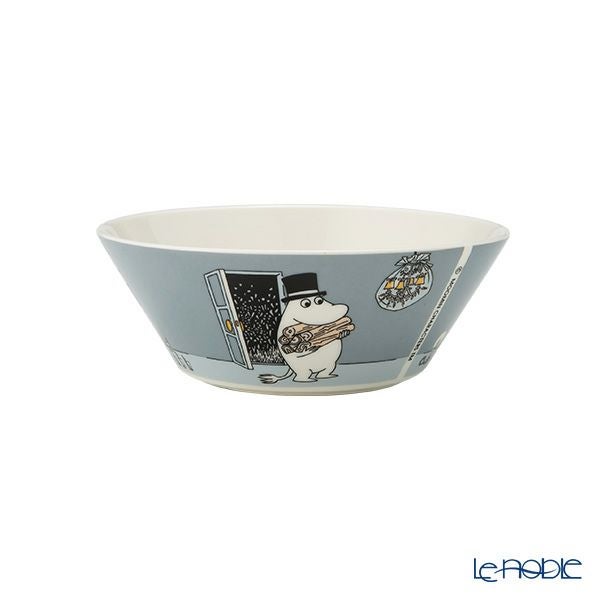アラビア（ARABIA） ムーミン クラシック ボウル 15cm ムーミンパパ グレー 1066912