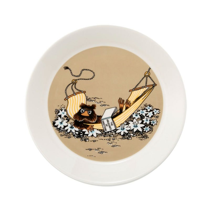 アラビア（ARABIA） ムーミン クラシック プレート 19cm じゃこうねずみ ベージュ 1069395