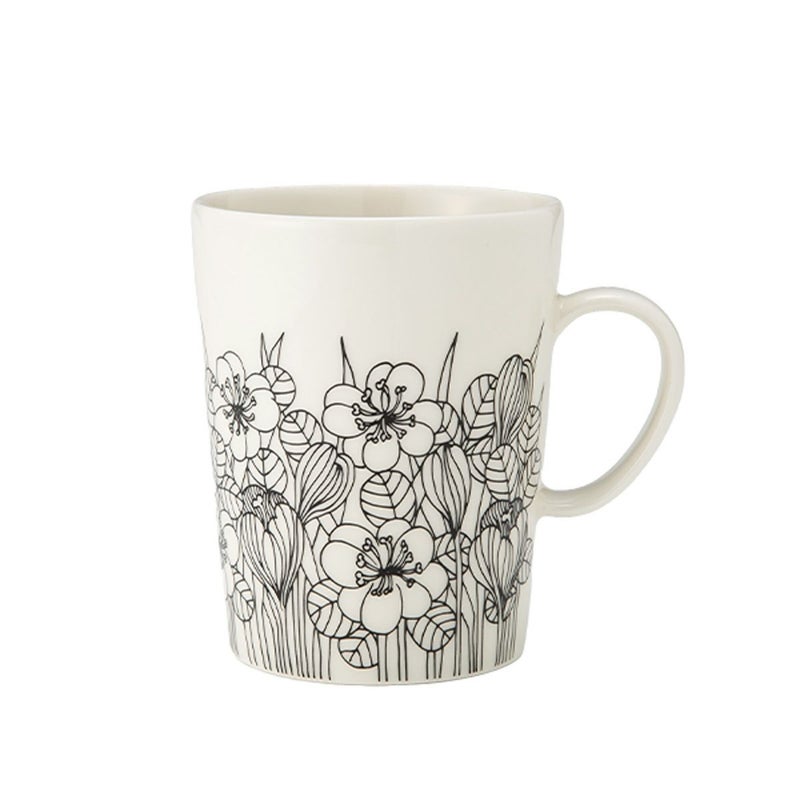 アラビア（ARABIA）クロッカス マグカップ 500ml ブラック 1069587